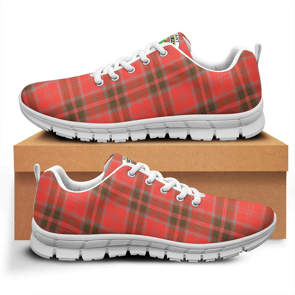 Grant Weathered Tartan Crest Sneakers