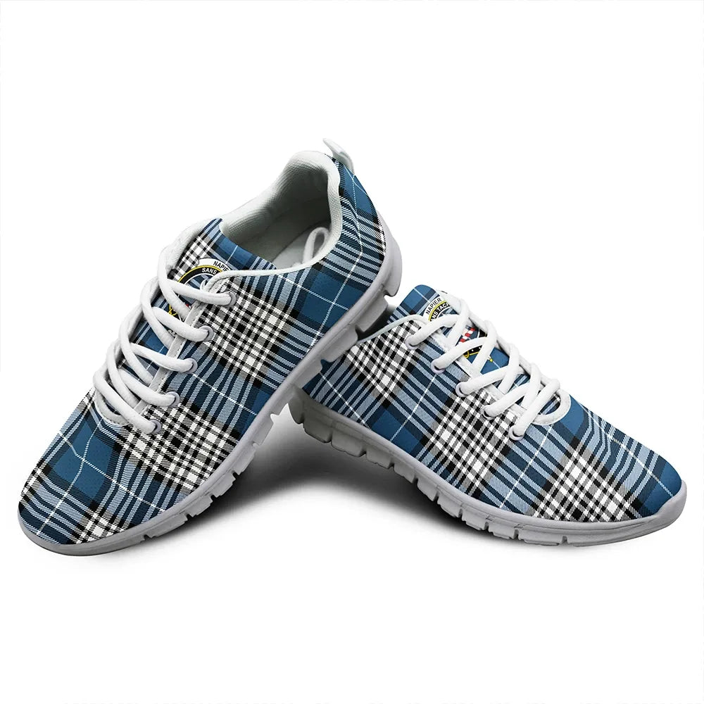 Napier Modern Tartan Crest Sneakers