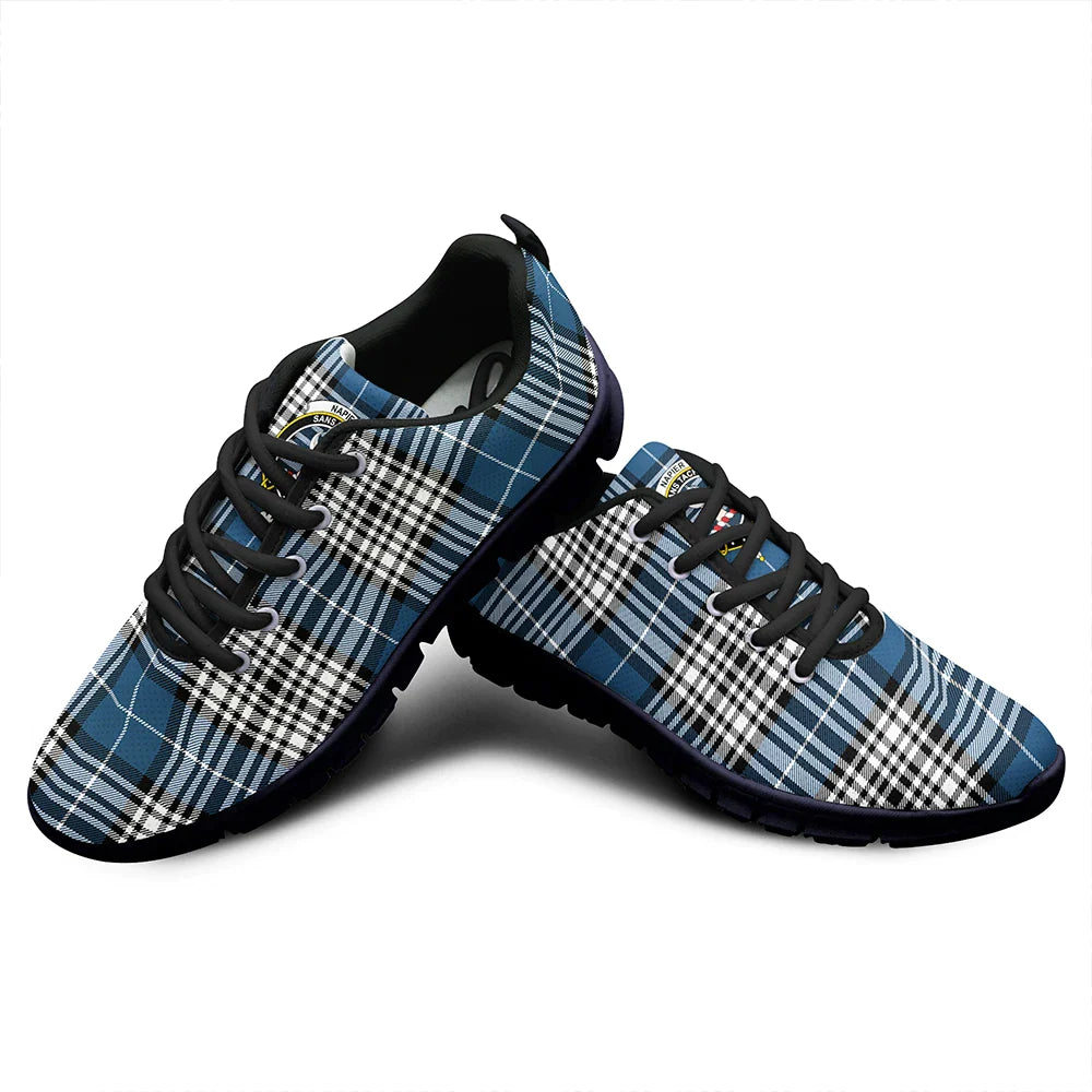 Napier Modern Tartan Crest Sneakers