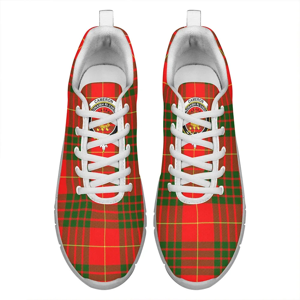 Cameron Modern Tartan Crest Sneakers