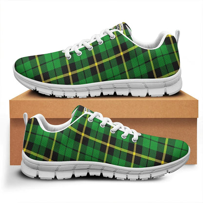 Wallace Hunting - Green Tartan Crest Sneakers