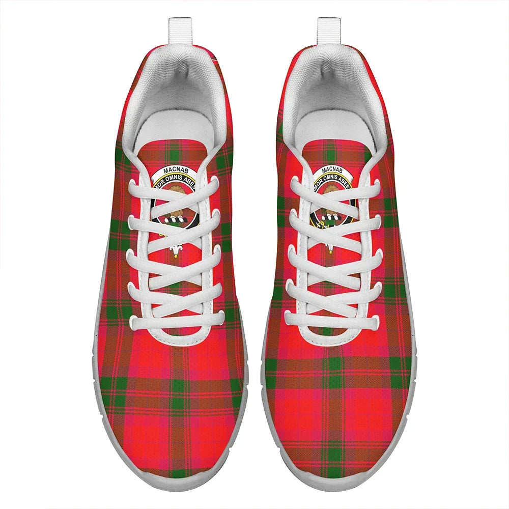 MacNab Modern Tartan Crest Sneakers