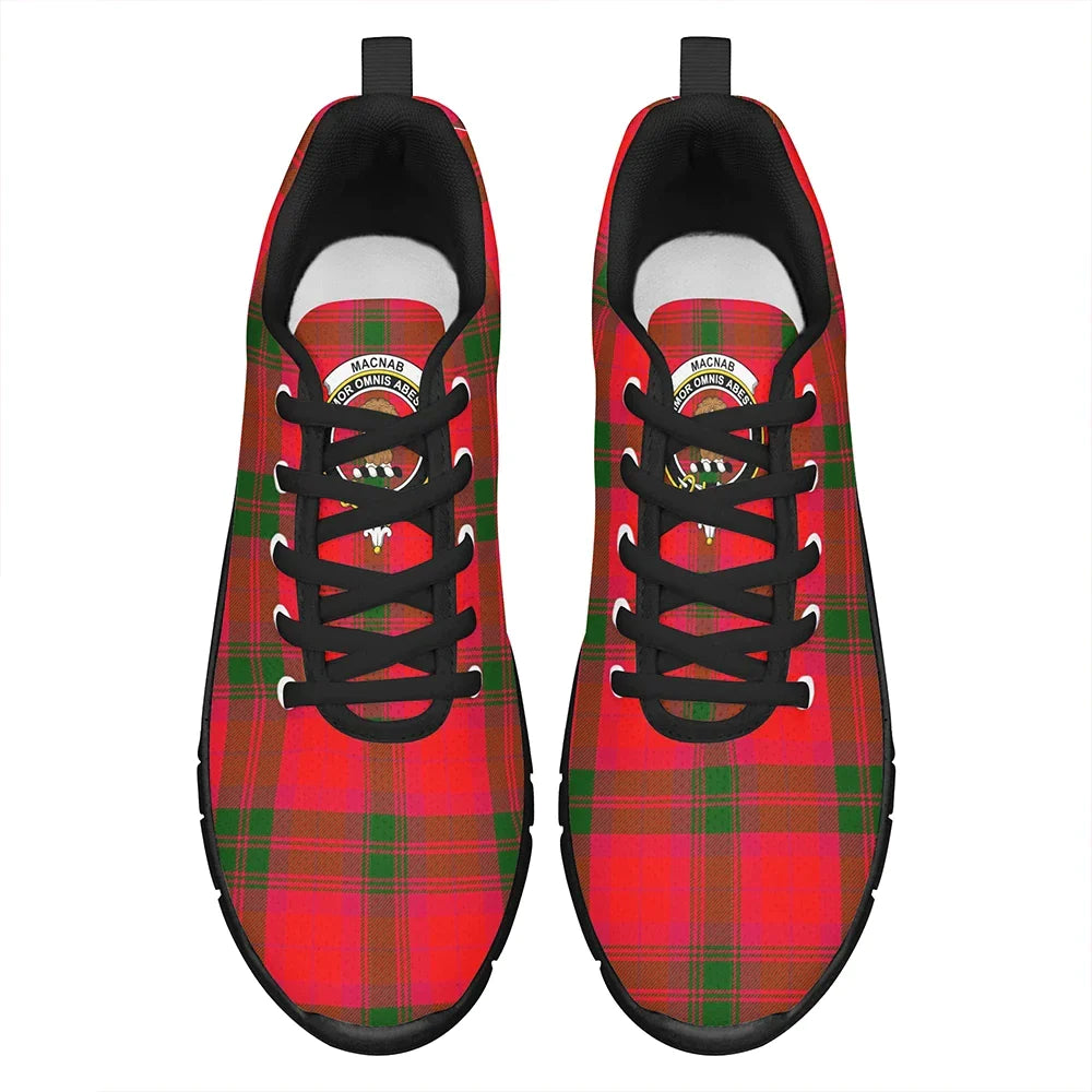 MacNab Modern Tartan Crest Sneakers