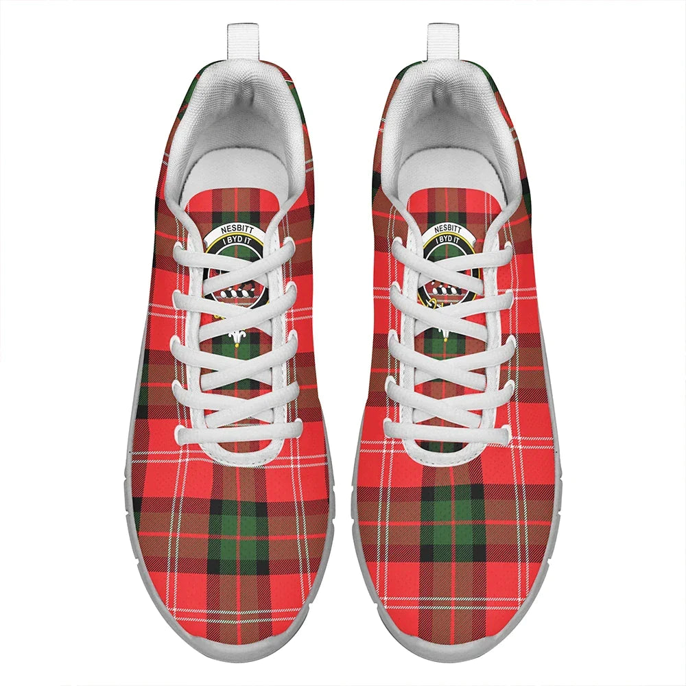 Nesbitt Modern Tartan Crest Sneakers