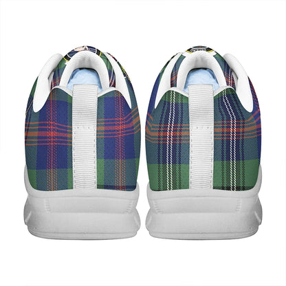 Wood Modern Tartan Crest Sneakers