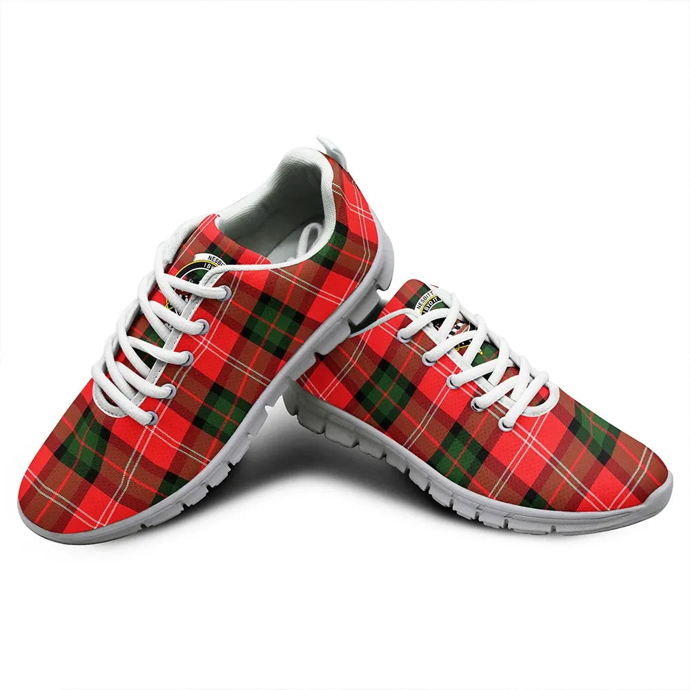 Nesbitt Modern Tartan Crest Sneakers