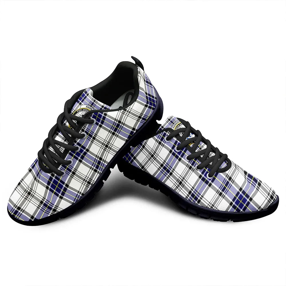 Hannay Modern Tartan Crest Sneakers