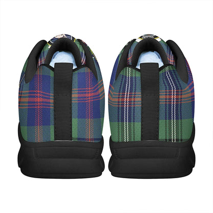 Wood Modern Tartan Crest Sneakers