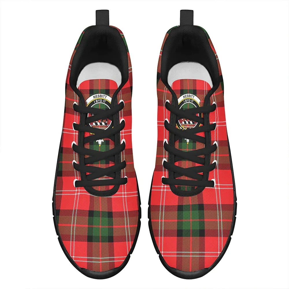 Nesbitt Modern Tartan Crest Sneakers