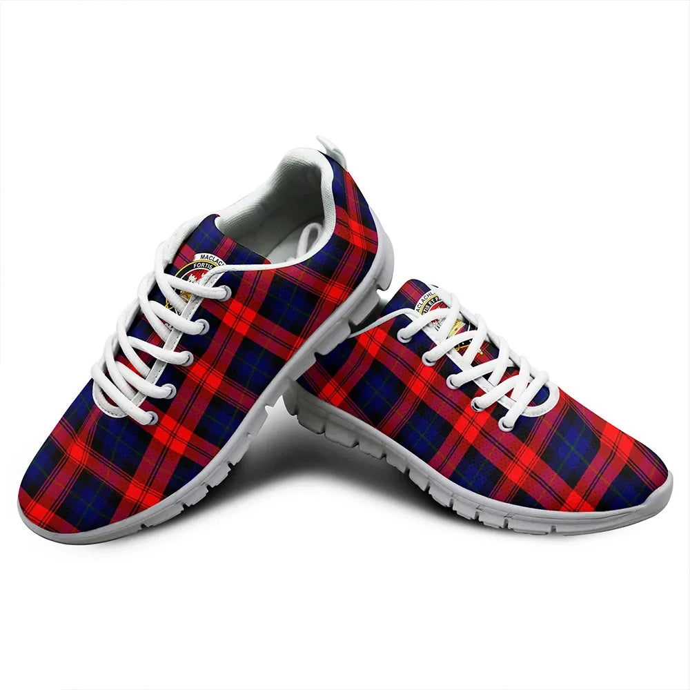 MacLachlan Modern Tartan Crest Sneakers