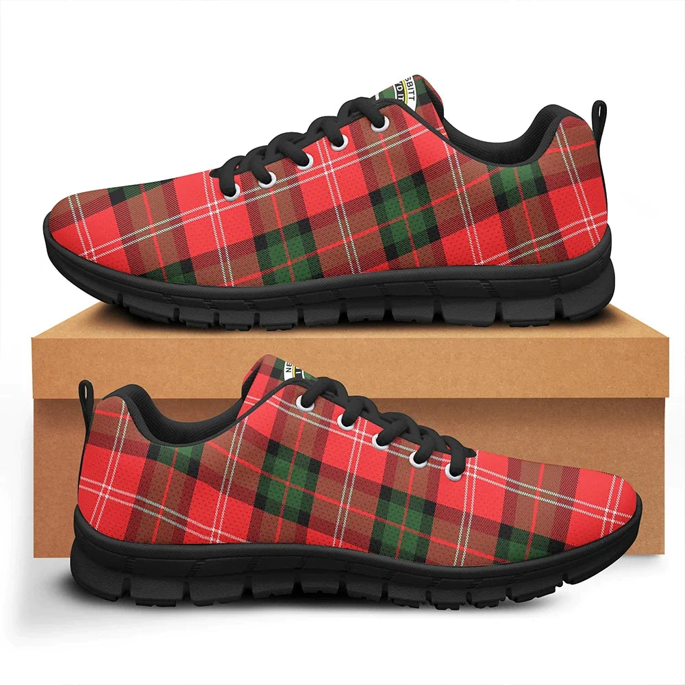 Nesbitt Modern Tartan Crest Sneakers