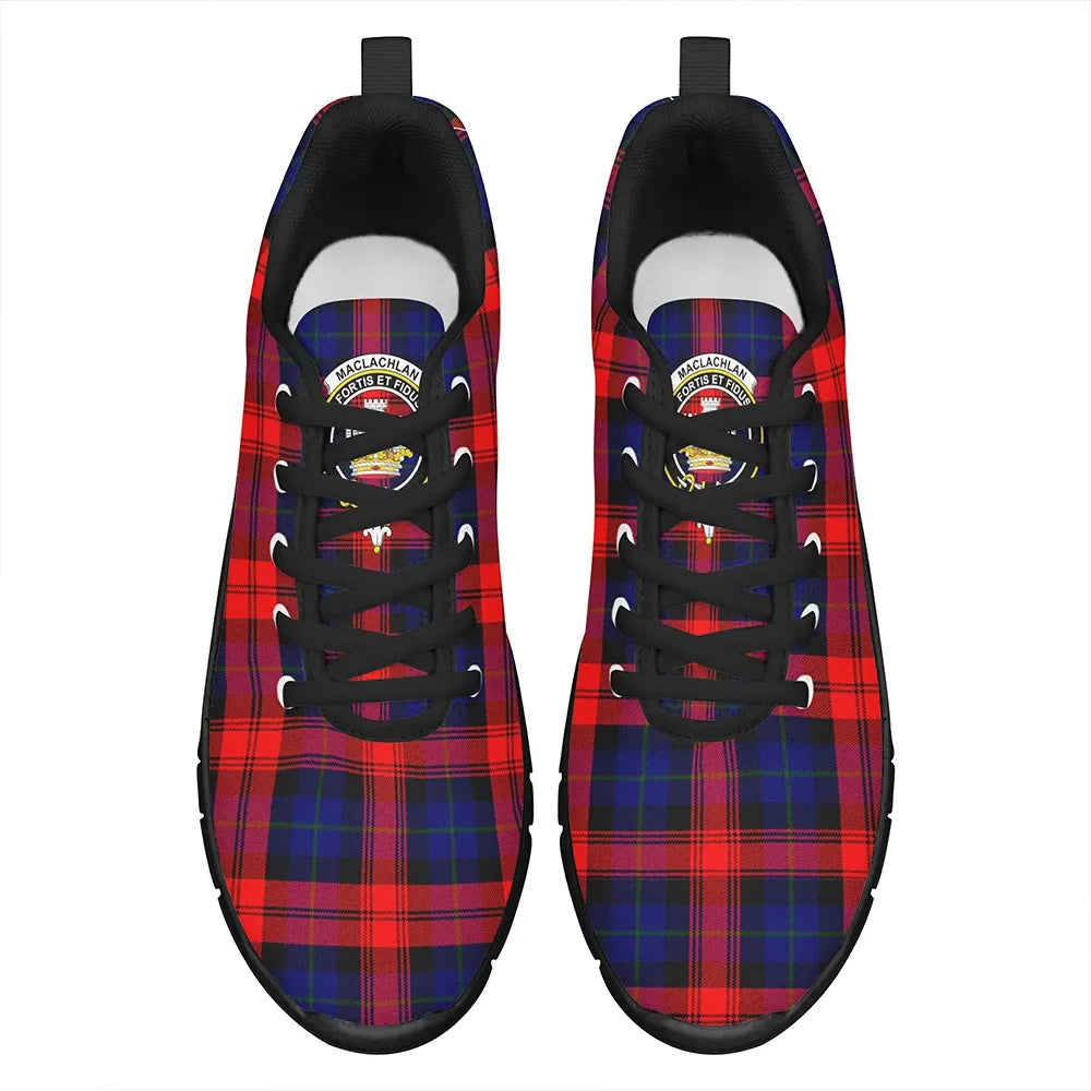 MacLachlan Modern Tartan Crest Sneakers