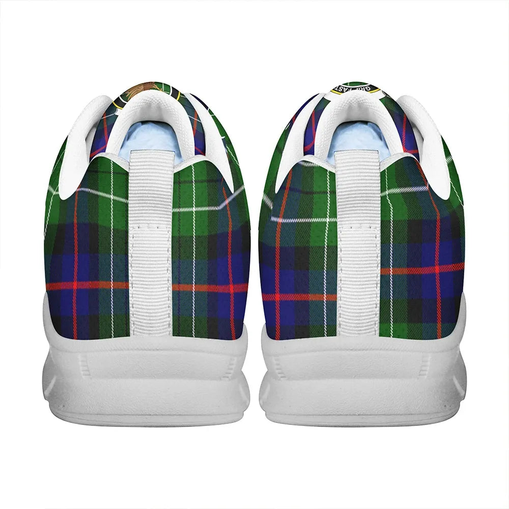 Leslie Hunting Tartan Crest Sneakers