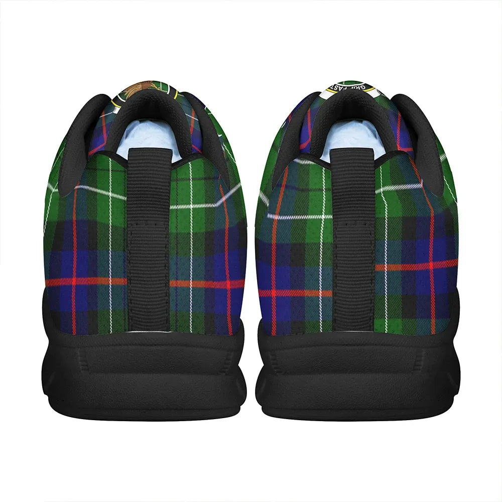 Leslie Hunting Tartan Crest Sneakers