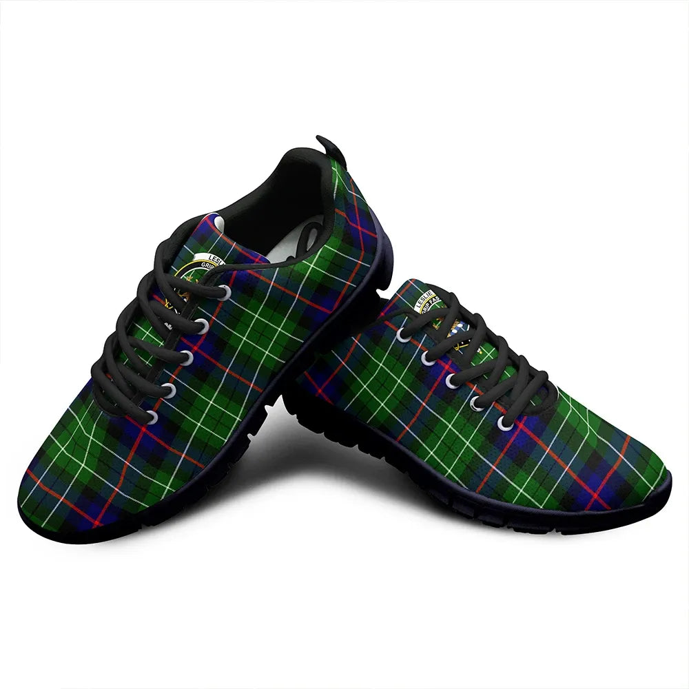 Leslie Hunting Tartan Crest Sneakers