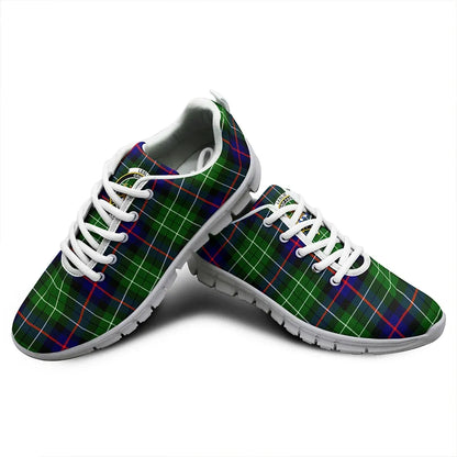 Leslie Hunting Tartan Crest Sneakers