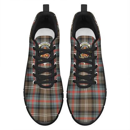 Sutherland Weathered Tartan Crest Sneakers