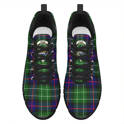 Leslie Hunting Tartan Crest Sneakers