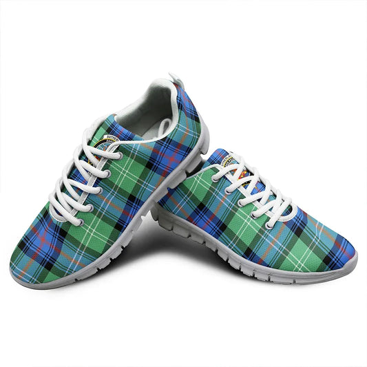 Sutherland Old Ancient Tartan Crest Sneakers