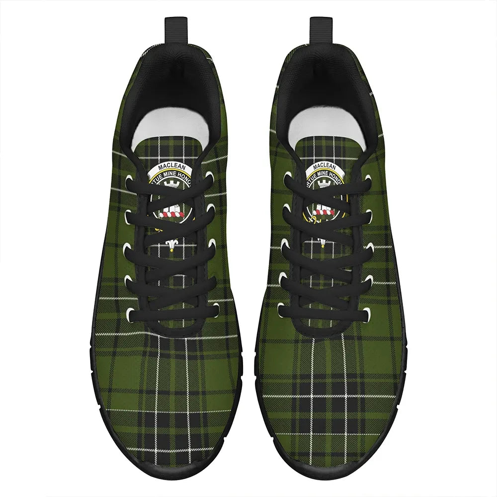 MacLean Hunting Tartan Crest Sneakers