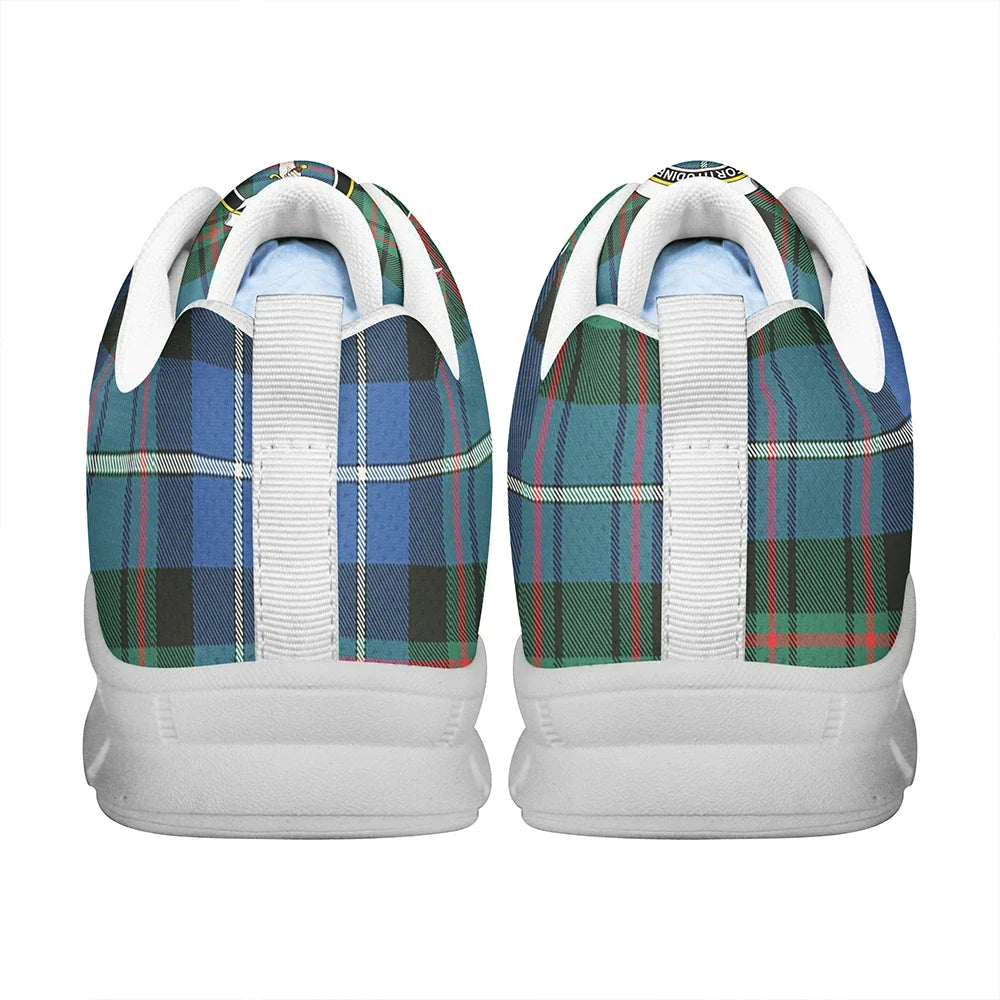 MacRae Hunting Ancient Tartan Crest Sneakers