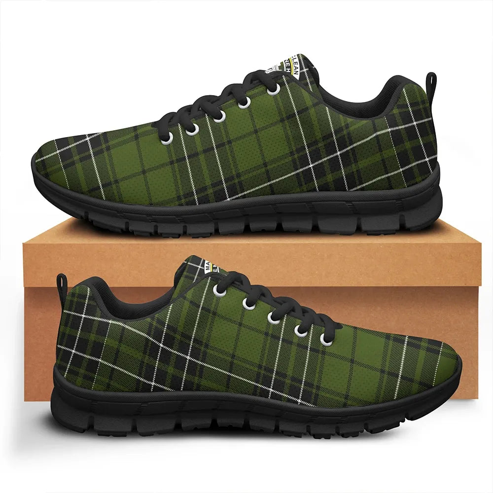 MacLean Hunting Tartan Crest Sneakers