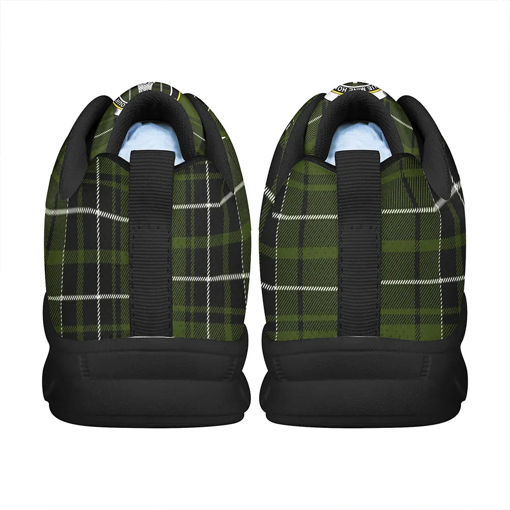 MacLean Hunting Tartan Crest Sneakers