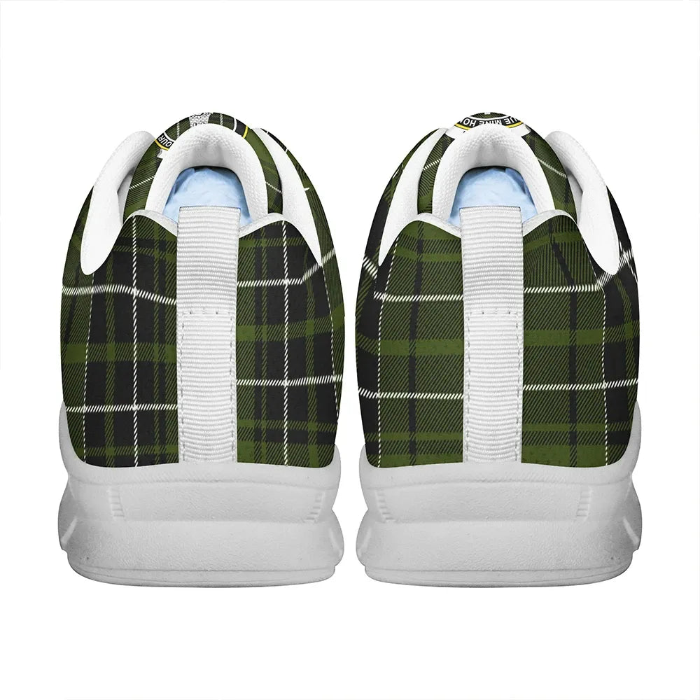 MacLean Hunting Tartan Crest Sneakers