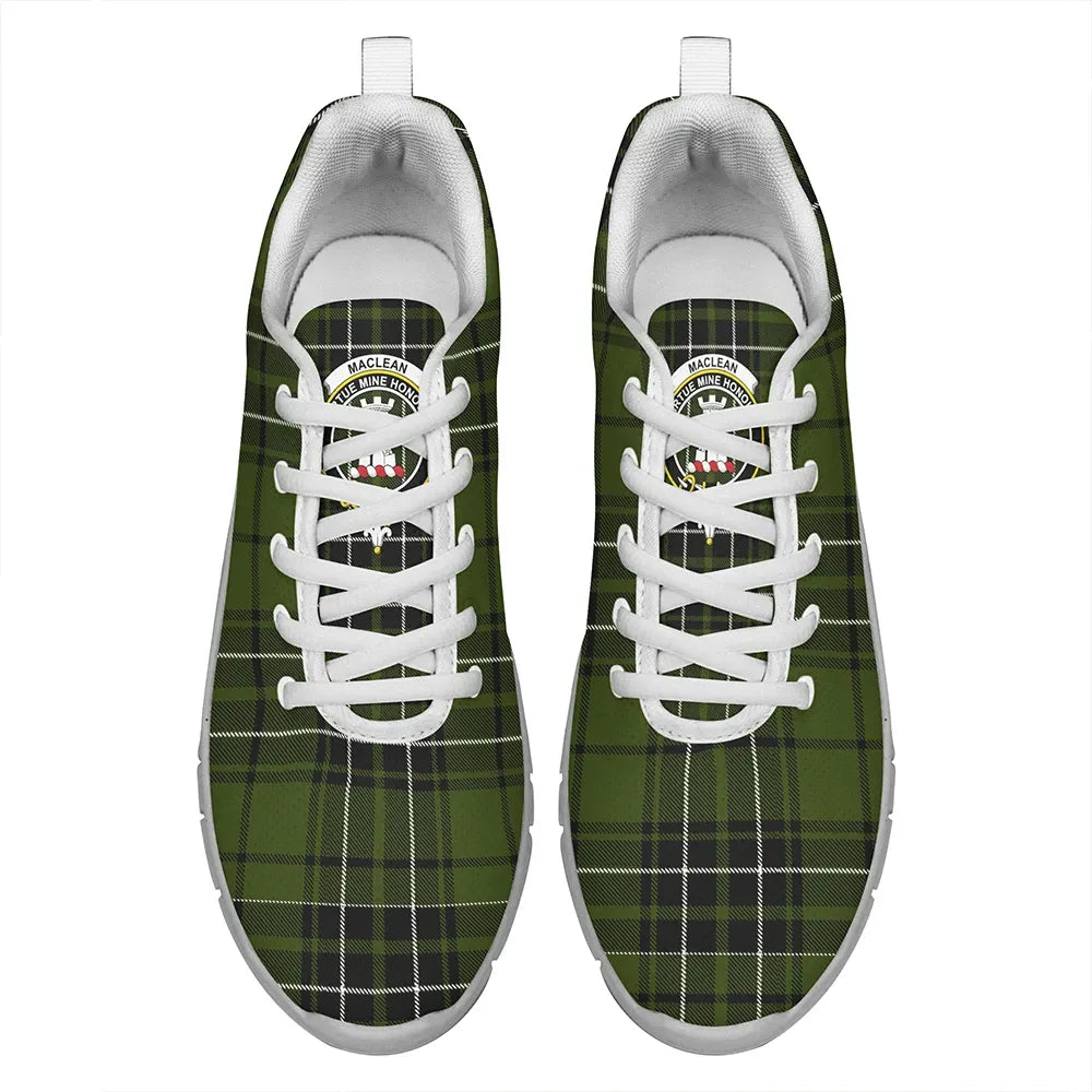 MacLean Hunting Tartan Crest Sneakers