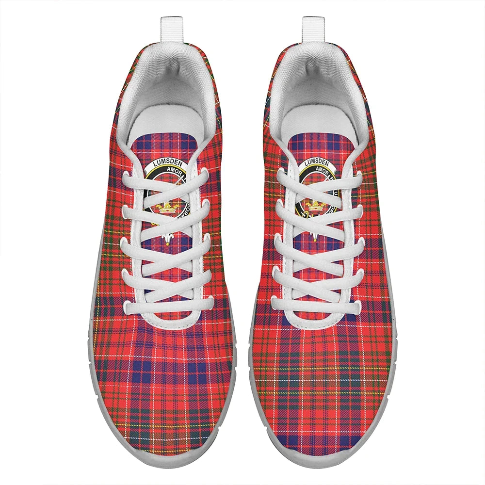 Lumsden Modern Tartan Crest Sneakers