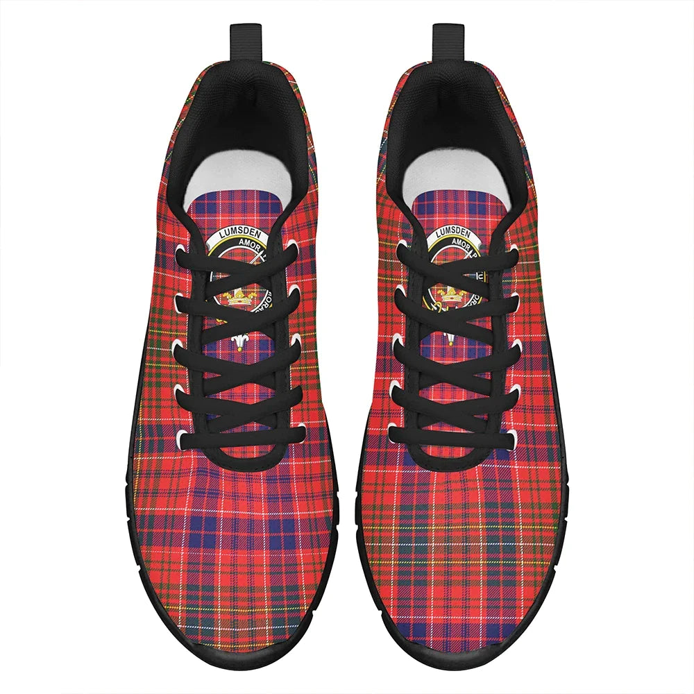 Lumsden Modern Tartan Crest Sneakers