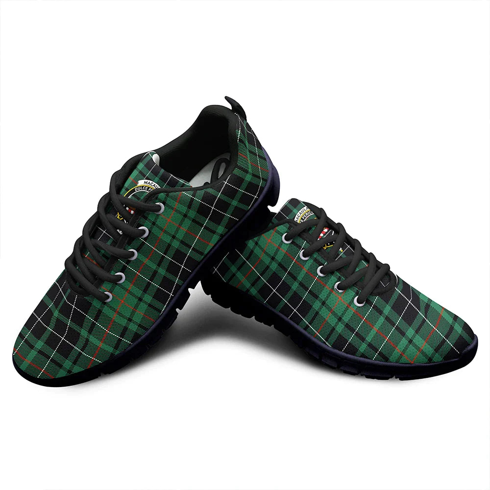 MacAulay Hunting Ancient Tartan Crest Sneakers