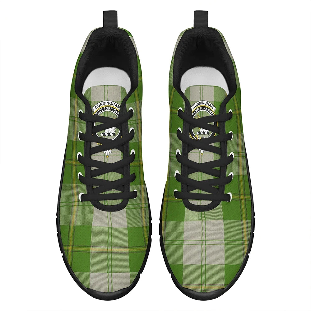 Cunningham Dress Green Dancers Tartan Crest Sneakers