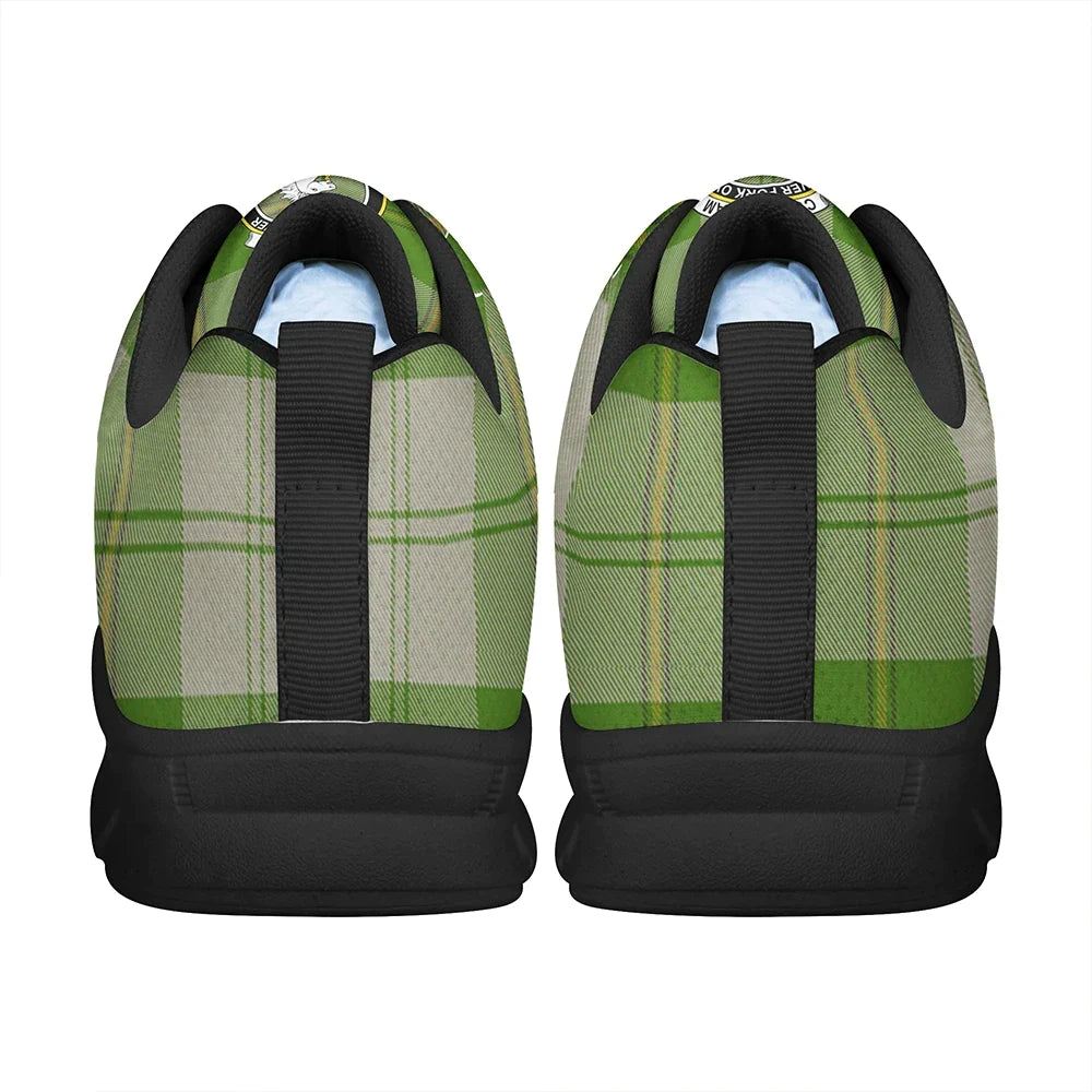 Cunningham Dress Green Dancers Tartan Crest Sneakers