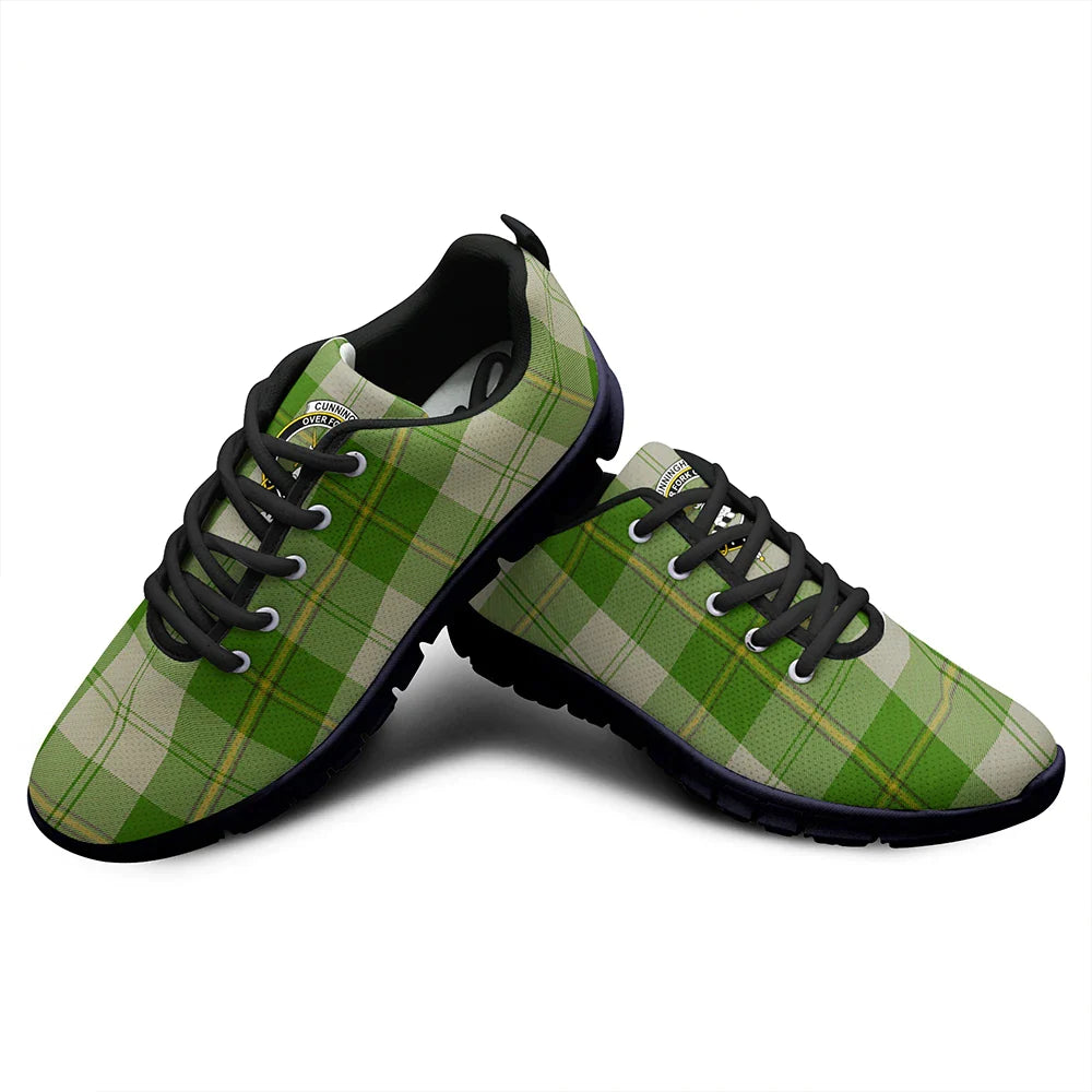 Cunningham Dress Green Dancers Tartan Crest Sneakers