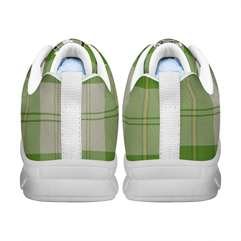 Cunningham Dress Green Dancers Tartan Crest Sneakers