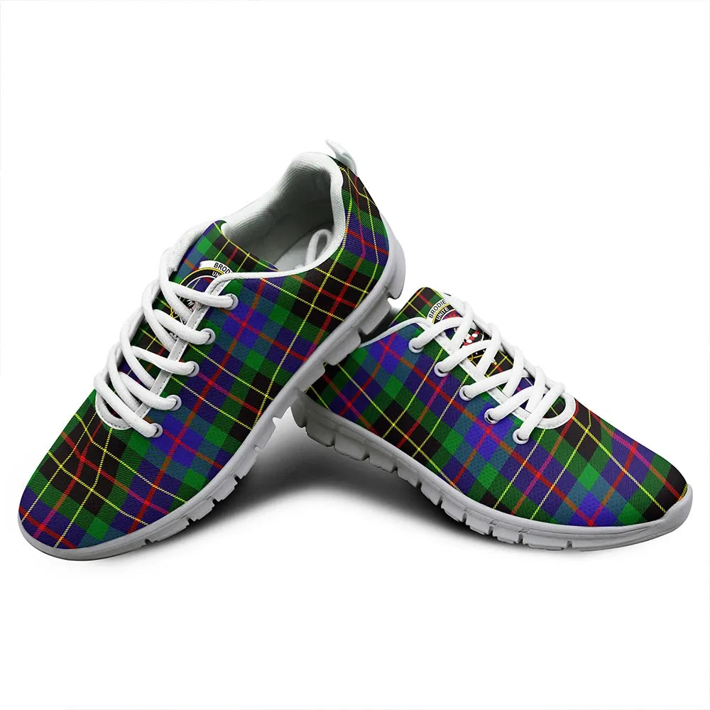 Brodie Hunting Modern Tartan Crest Sneakers