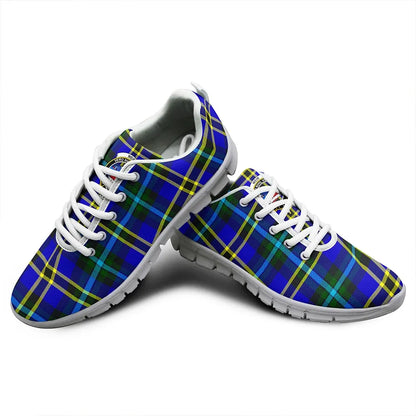 Weir Modern Tartan Crest Sneakers