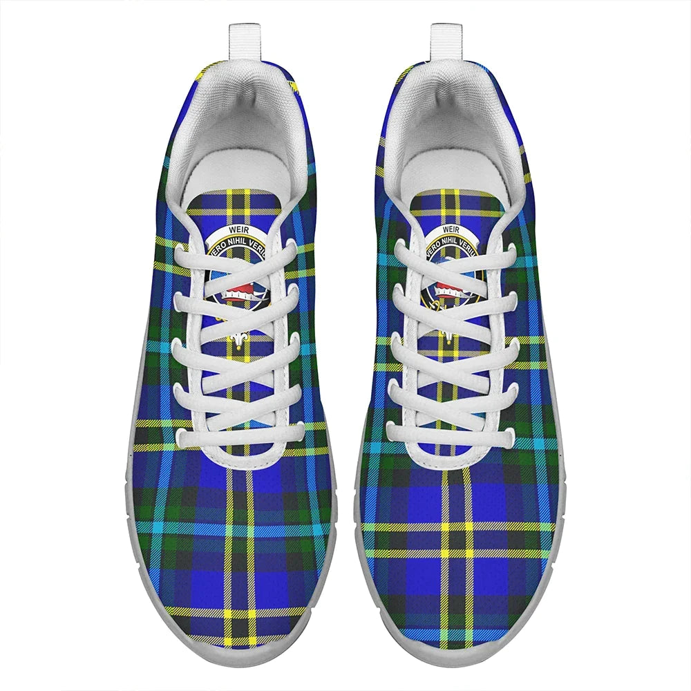 Weir Modern Tartan Crest Sneakers