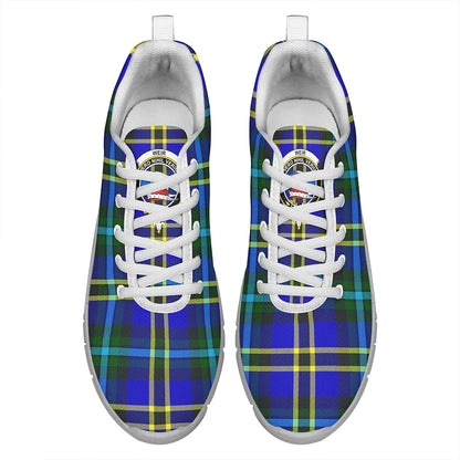 Weir Modern Tartan Crest Sneakers