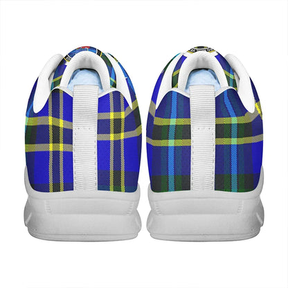 Weir Modern Tartan Crest Sneakers