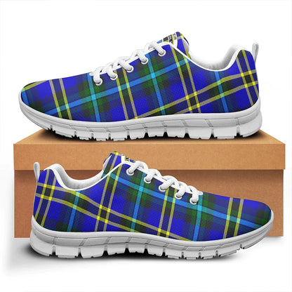 Weir Modern Tartan Crest Sneakers