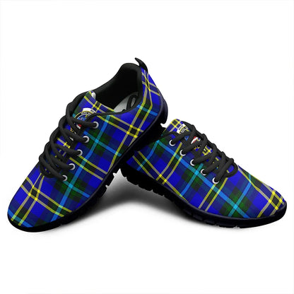 Weir Modern Tartan Crest Sneakers