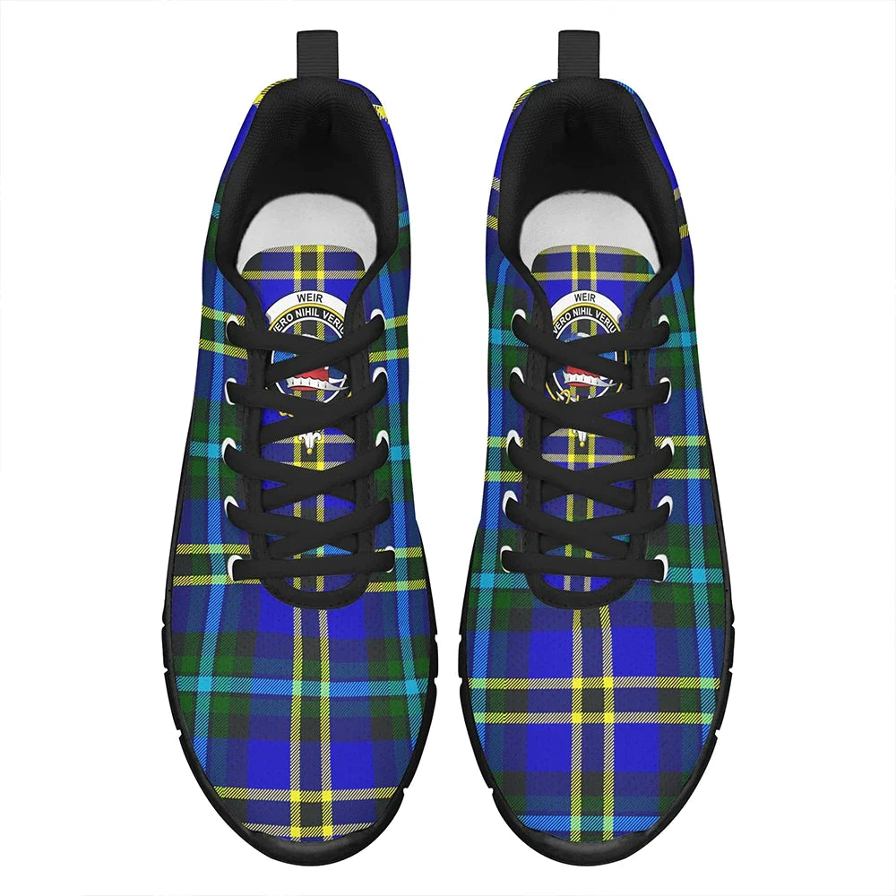 Weir Modern Tartan Crest Sneakers