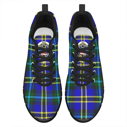 Weir Modern Tartan Crest Sneakers