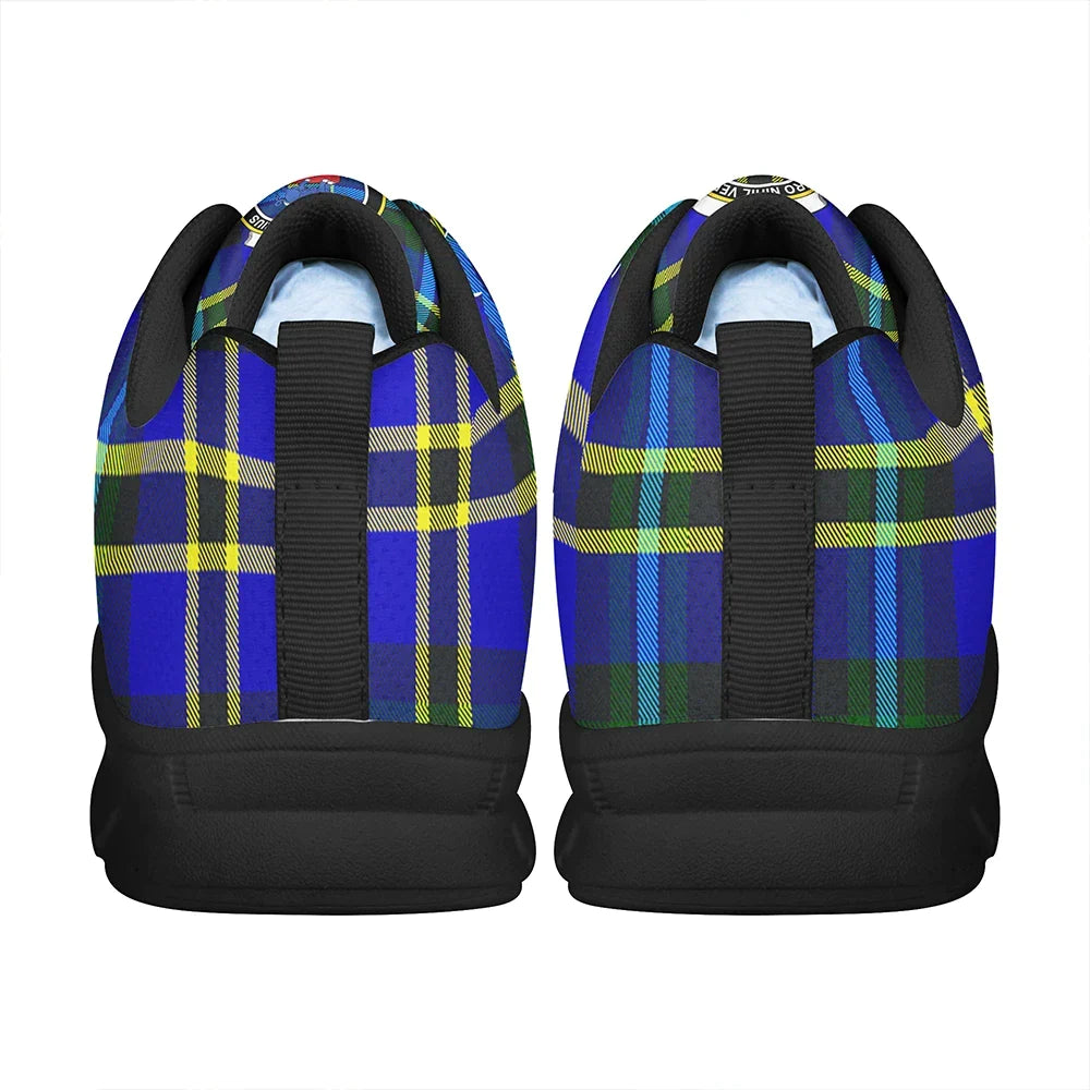 Weir Modern Tartan Crest Sneakers