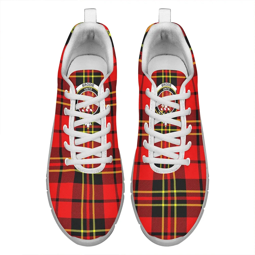 Brodie Modern Tartan Crest Sneakers