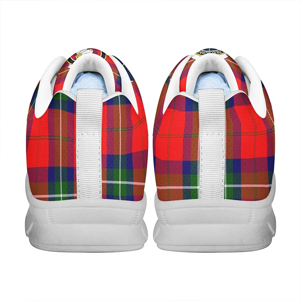 Ruthven Modern Tartan Crest Sneakers