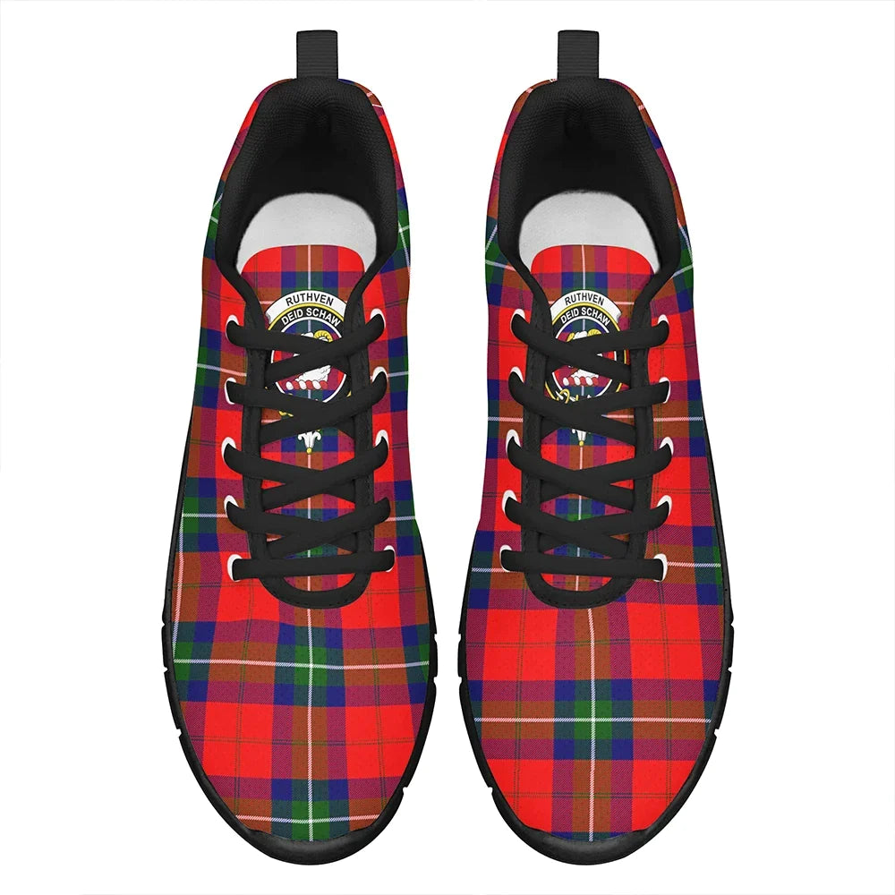 Ruthven Modern Tartan Crest Sneakers