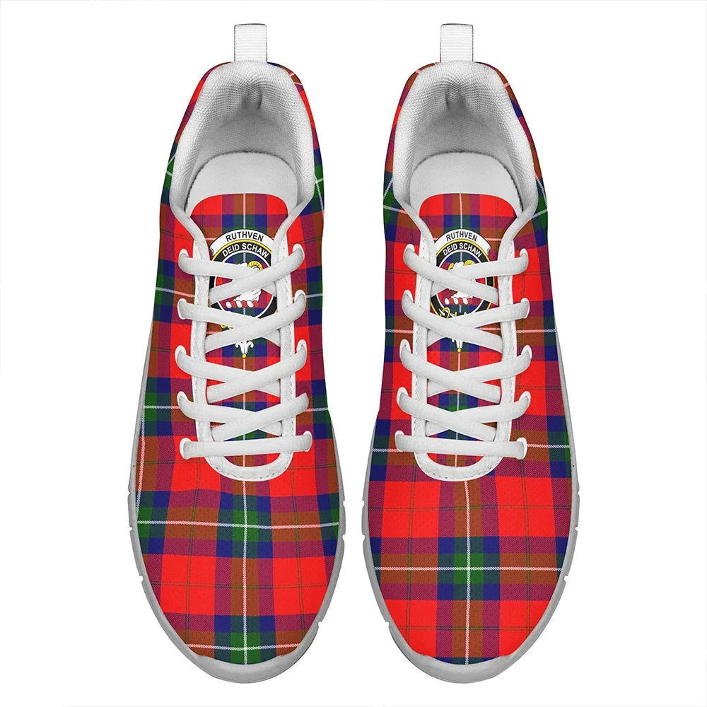 Ruthven Modern Tartan Crest Sneakers